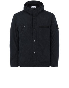 STONE ISLAND 45329 S.I.PA/PL SEERSUCKER-TC Jacke Herr Schwarz