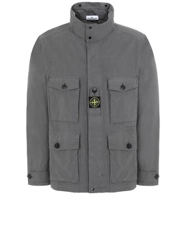 STONE ISLAND 41921 COTTON / CORDURA® Jacket Man Blue Grey
