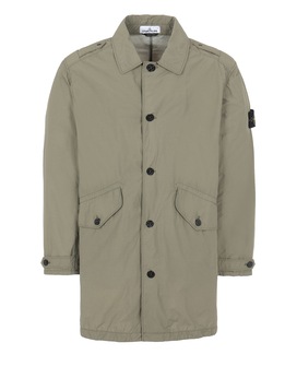STONE ISLAND 70832 NASLAN LIGHT WATRO Mid-length jacket Man Olive Green