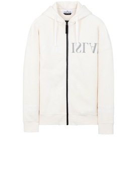 43200906NL - 269 STONE ISLAND STONE ISLAND Sweatshirt mit Zipp 63447 'OLD' DYE TREATMENT