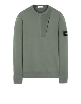 STONE ISLAND 63151 Sweatshirt Man Olive Green