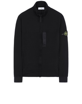 STONE ISLAND 62552 Zip sweatshirt Man Black