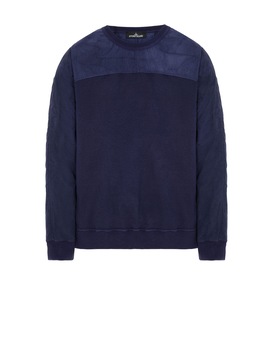 STONE ISLAND SHADOW PROJECT 60507 COMPACT CREWNECK Sweatshirt Man Blue