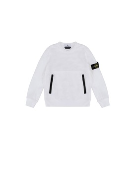 STONE ISLAND JUNIOR 62442 卫衣 男士 白色