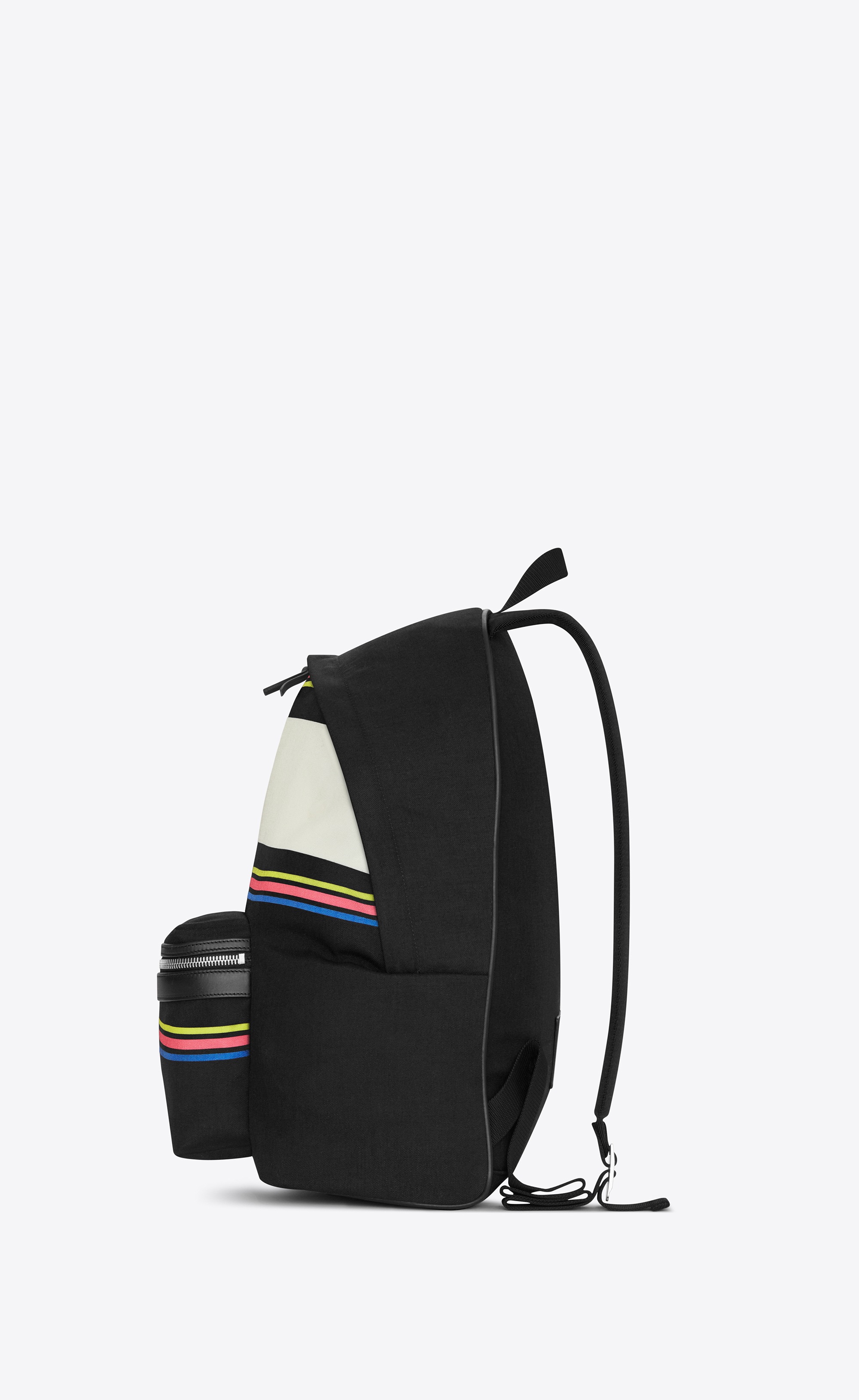 Saint Laurent CITY Backpack In Black And Multicolor Dinosaur Printed ...