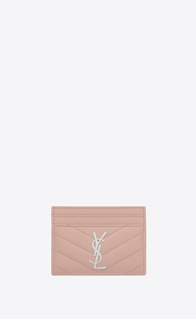 ysl pale blush wallet on chain