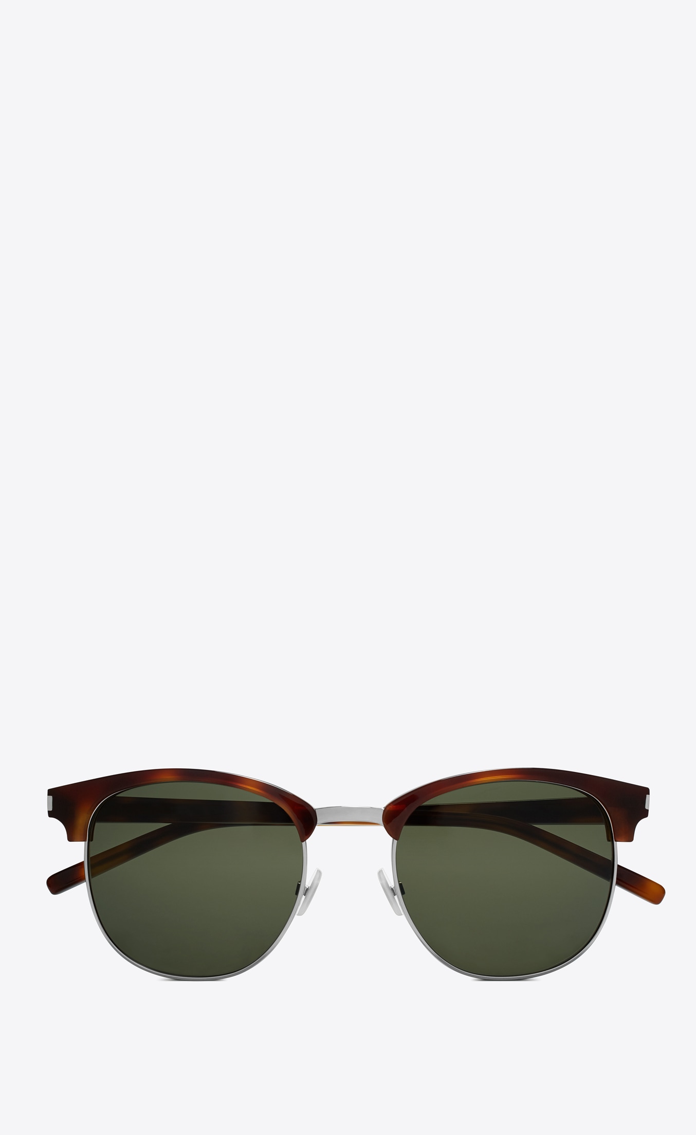 ‎Saint Laurent ‎Classic Sl 108 Sunglasses In Shiny Light Havana Acetate