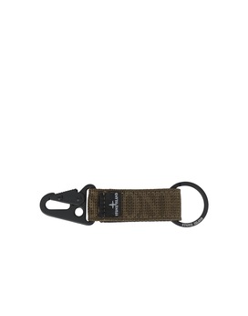STONE ISLAND 95074 LANYARD Man Olive Green