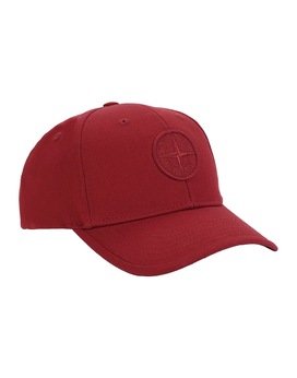STONE ISLAND JUNIOR 91265 Cap Man Brick red