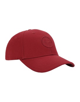 STONE ISLAND JUNIOR 91265 Cap Man Brick red