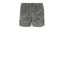 STONE ISLAND B0643 NYLON METAL Swimming trunks Man Olive Green