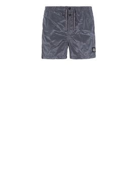 STONE ISLAND B0643 NYLON METAL Swimming trunks Man Blue Grey