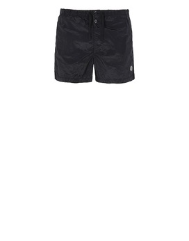STONE ISLAND B0643 NYLON METAL Swimming trunks Man Black
