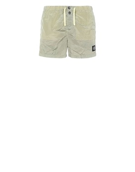 STONE ISLAND B0643 NYLON METAL Swimming trunks Man Lemon