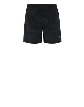 STONE ISLAND B0543 NYLON METAL Swimming trunks Man Black