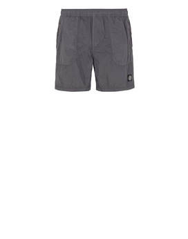 STONE ISLAND B0234 S.I.PA/PL SEERSUCKER-TC Swimming trunks Man Blue Grey