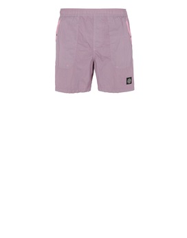 STONE ISLAND B0234 S.I.PA/PL SEERSUCKER-TC Swimming trunks Man Pink Quartz